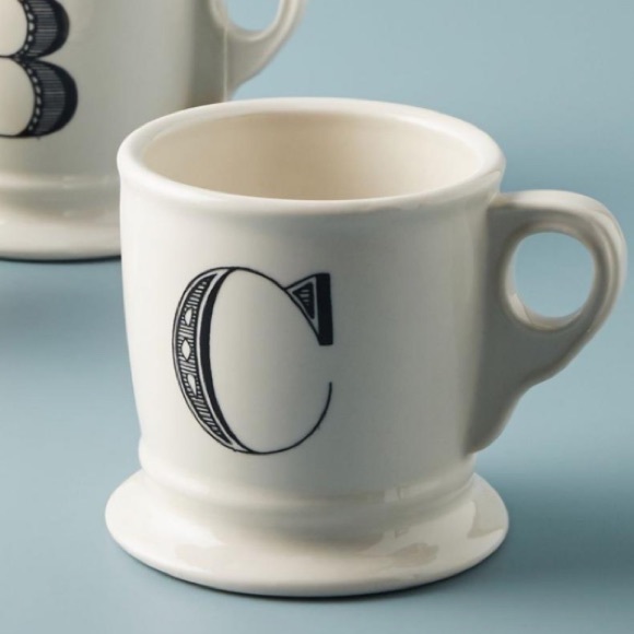 Anthropologie “C” Monogram Mug - Picture 1 of 4